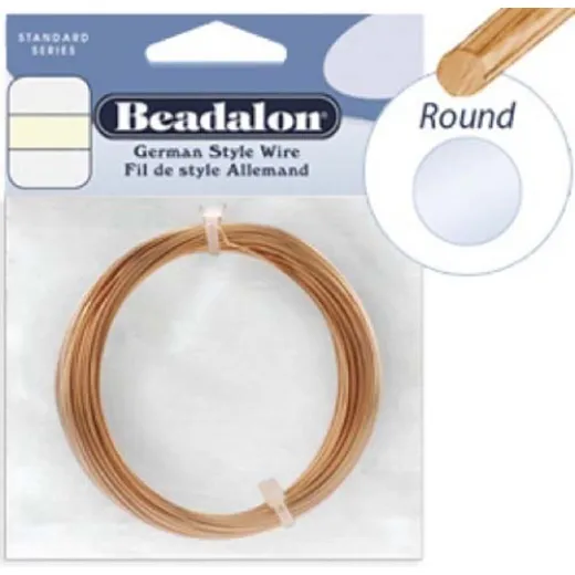 26 Gauge Round German Style Wire, 20M, Copper 26 Gauge Round German Style Wire, 20M, Copper