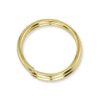 8 mm, Gold Split Rings, 144 Pack - Beadalon brand