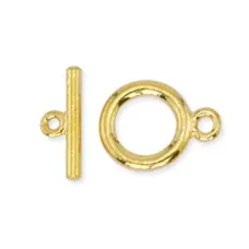 Beadalon Medium Toggle Clasps, Gold, Pack of 2 clasps