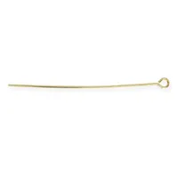 Beadalon Eye Pins, 0.7x50mm, Gold Plated,72 Pieces