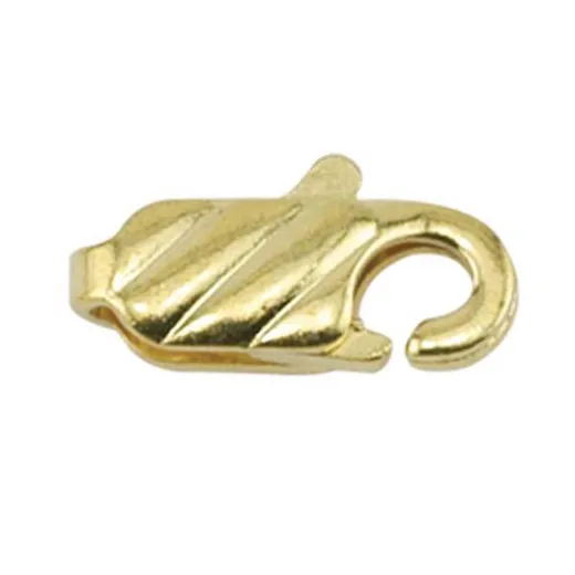 12mm Beadalon Gold Pattern Lobster Clasps, Pack of 12 12mm Beadalon Gold Pattern Lobster Clasps, Pack of 12