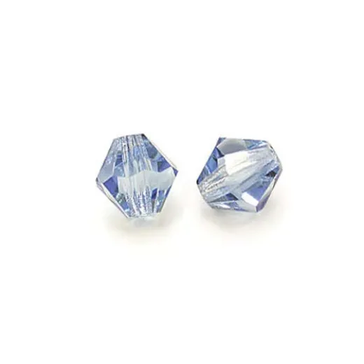 3mm Light Sapphire Preciosa Bicones, Pack of 48 3mm Light Sapphire Preciosa Bicones, Pack of 48