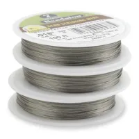 Bright, 0.021", 30ft Reel Beadalon 7 Strand  Beading Wire, JW05T-0