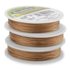 Copper Colour 0.018" Beadalon 7 Strand beading Wire, 100ft, JW03CU-1