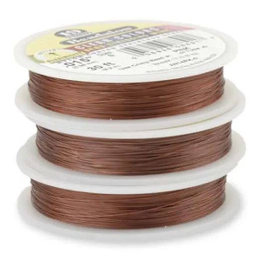 Beadalon JW15PK-0 19 Strand Beading Wire, Pink, 0.018", 30ft Reel Beadalon JW15PK-0 19 Strand Beading Wire, Pink, 0.018", 30ft Reel