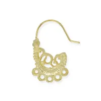 Beadalon 308A-110 Ear Wires, Paisley, Gold, 1 Pair