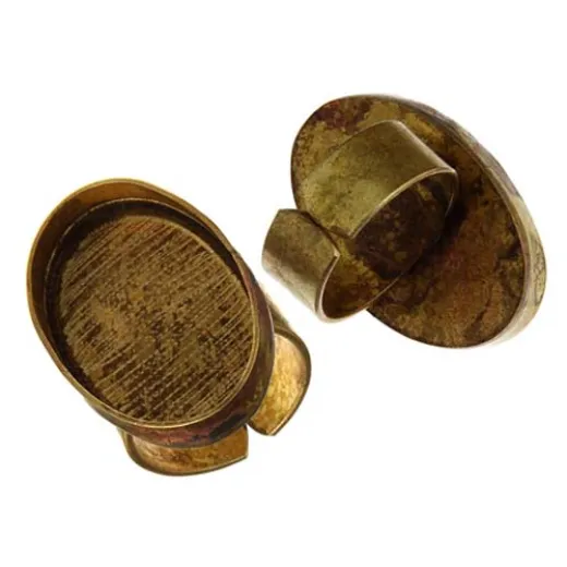 100% Antique Brass Handmade Bezel, Oval Ring, 30 x 20mm 100% Antique Brass Handmade Bezel, Oval Ring, 30 x 20mm