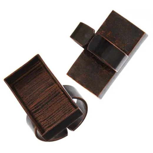 100% Antique Copper Handmade Bezel, Rectangle Ring, 29 x 15mm 100% Antique Copper Handmade Bezel, Rectangle Ring, 29 x 15mm