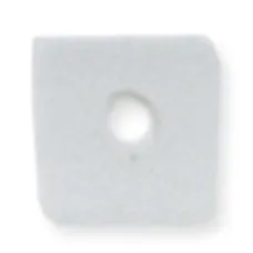 Beadalon Cube Bead Bumpers, 1.7mm, Clear, 50 Pack