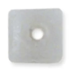 Beadalon Cube Bead Bumpers, 1.7mm, Satin Silver, 50 Pack