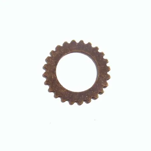 Kabela Open Gear Wheel, Antique Brass, 25mm Kabela Open Gear Wheel, Antique Brass, 25mm