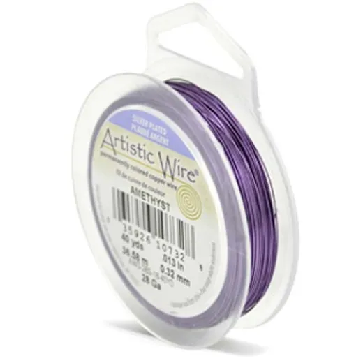 Amethyst 28ga copper wire, 36.5m reel Amethyst 28ga copper wire, 36.5m reel
