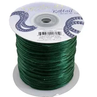 2mm Rattail Cord Hunter Green, priced per 5 metres