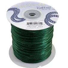 2mm Rattail Cord Hunter Green, priced per 5 metres