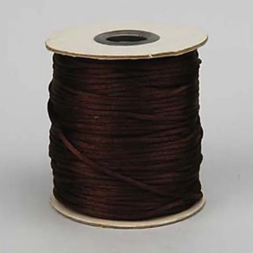 2mm Rattail Cord, Light Chocolate, priced per 5 metre 2mm Rattail Cord, Light Chocolate, priced per 5 metre