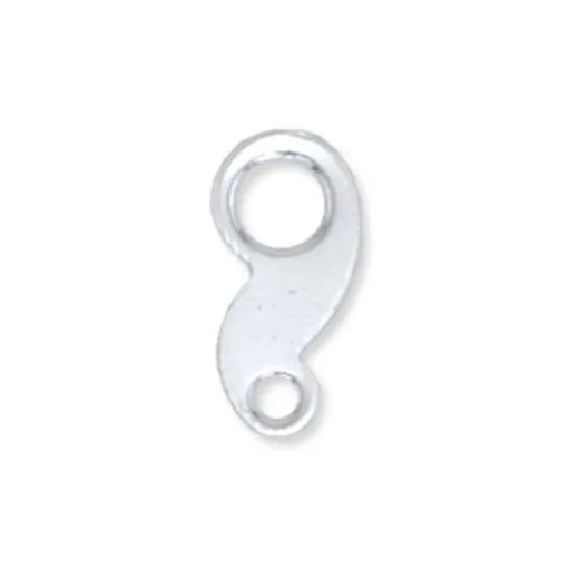 8mm Wavy Silver Colour Tag, pack of 24pcs, 322B-013 8mm Wavy Silver Colour Tag, pack of 24pcs, 322B-013