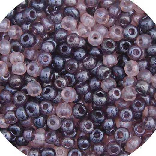 Luster Lilac Mix, Size 6/0, 22g Luster Lilac Mix, Size 6/0, 22g