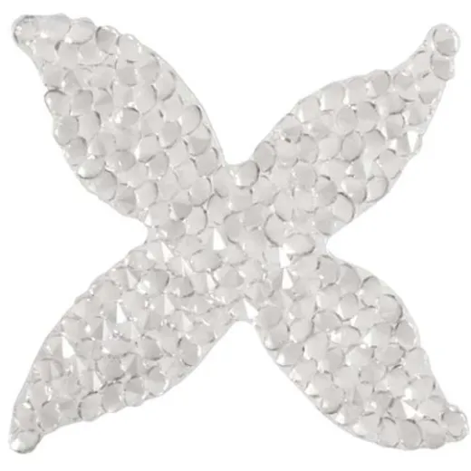 Swarovski Crystal Rock Quatro 44.5mm Silvershade Crystal Swarovski Crystal Rock Quatro 44.5mm Silvershade Crystal