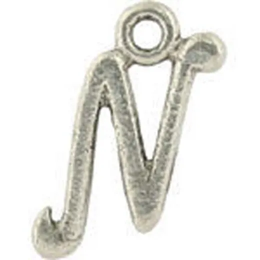 N Hanging Letter Charm 8x14mm N Hanging Letter Charm 8x14mm