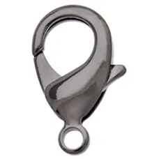 26mm Hematite Lobster Clasps, Pack of 4
