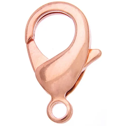 26mm Rose Gold Lobster Clasps, Pack of 4 26mm Rose Gold Lobster Clasps, Pack of 4