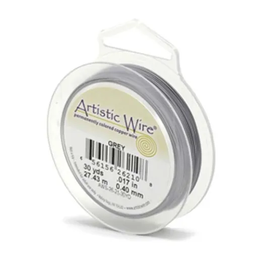 Grey, 10YD (30ft) 18 Gauge Copper Wire