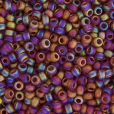Dark Topaz Transparent Matte, Miyuki 11/0 Seed Beads, Colour 0134FR, 250 Grams