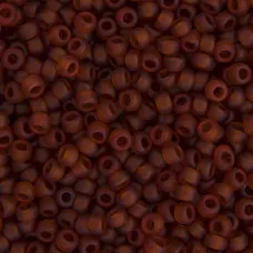 Dark Topaz Transparent Matte, Miyuki 11/0 Seed Beads, Colour 0134F, 250 Grams