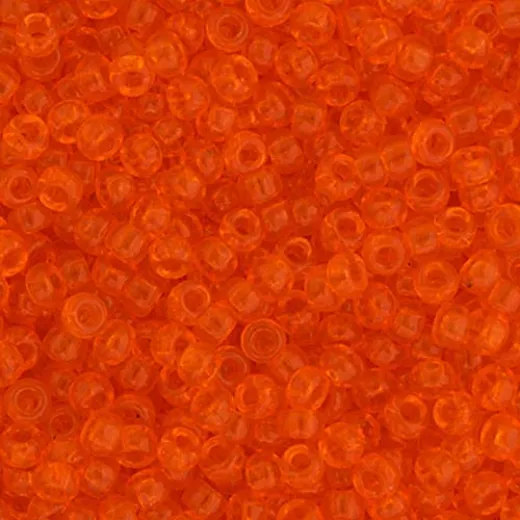 Orange Transparent, Miyuki 11/0 Seed Beads, Colour 0138, 250 Grams Orange Transparent, Miyuki 11/0 Seed Beads, Colour 0138, 250 Grams