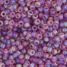 Smoky Amethyst AB Matte Transparent, Miyuki 11/0 Seed Beads, Colour 0142FR, 250 ...