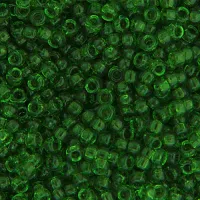 Transparent Green, Miyuki 11/0 Seed Beads, Colour 0146, 22g Approx
