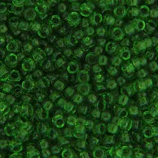 Transparent Green, Miyuki 11/0 Seed Beads, Colour 0146, 250 Grams