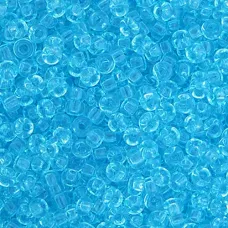 Aqua Transparent, Miyuki 11/0 Seed Beads, Colour 0148, 22g Approx