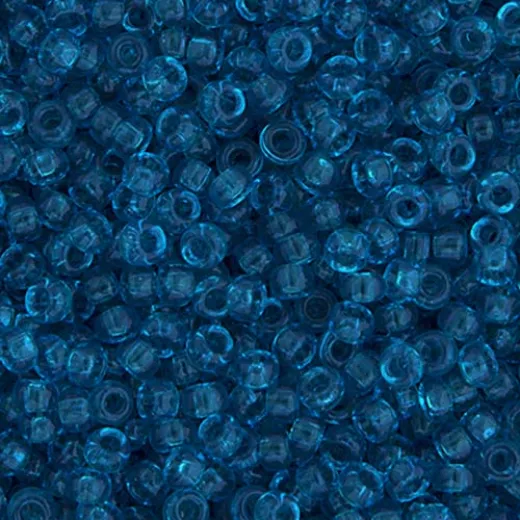 Capri Blue Transparent, Miyuki 11/0 Seed Beads, Colour 0149, 250 Grams