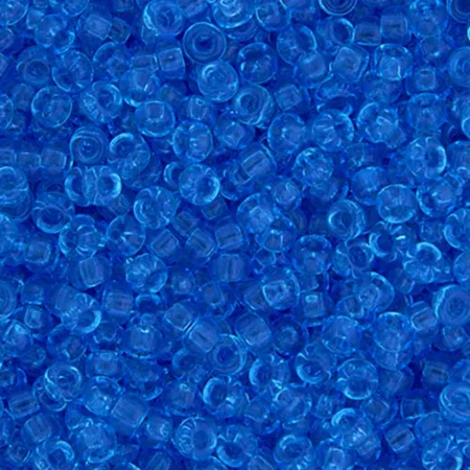 Sapphire Transparent, Miyuki 11/0 Seed Beads, Colour 0150, 250 Grams Sapphire Transparent, Miyuki 11/0 Seed Beads, Colour 0150, 250 Grams