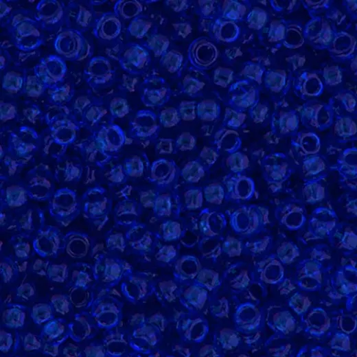 Cobalt Transparent, Miyuki 11/0 Seed Beads, Colour 0151, 250 Grams Cobalt Transparent, Miyuki 11/0 Seed Beads, Colour 0151, 250 Grams