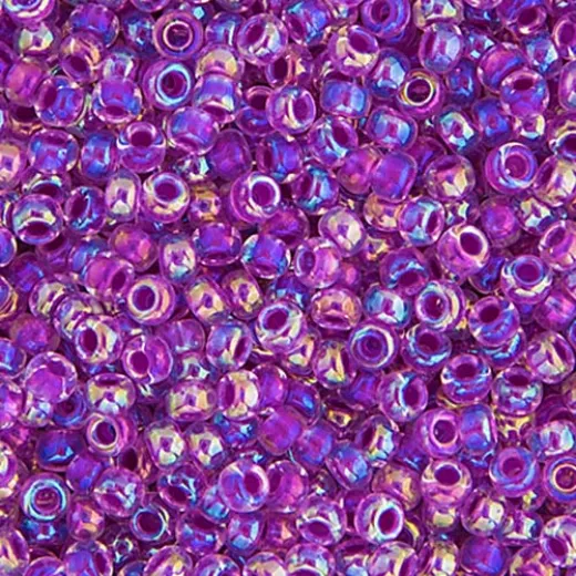 Magenta AB Lined-Dyed Colour -0264, Miyuki 11/0, 22g Magenta AB Lined-Dyed Colour -0264, Miyuki 11/0, 22g