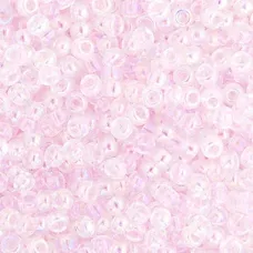 Light Pink AB Lined-Dyed Miyuki 11/0 Seed Beads, 250g, Colour 0265