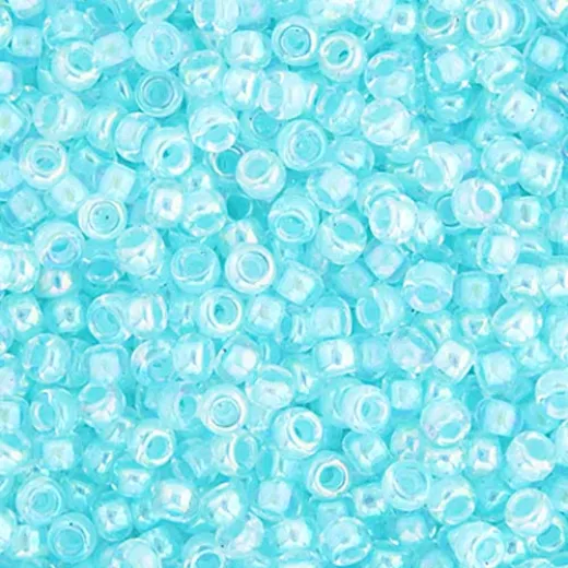 Sky Blue AB Lined-Dyed Colour -0278, Miyuki 11/0, 22g Sky Blue AB Lined-Dyed Colour -0278, Miyuki 11/0, 22g