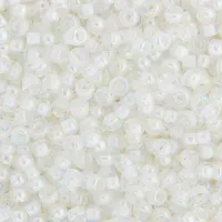 White AB Lined-Dyed Colour -0284, Miyuki 11/0, 22g