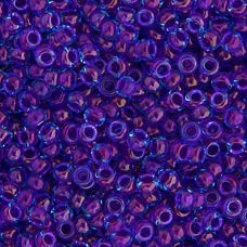 Bulk Bag Aqua Fuchsia Lined Luster Miyuki 11/0 Seed Beads, 250g, Colour 0352