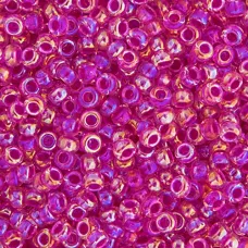Crystal Hot Pink Lined AB Miyuki 11/0 Seed Beads, 250g, Colour 0355