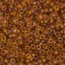LightTopaz Topaz Lined AB Sparking Miyuki 11/0 Seed Beads, 250g, Colour 0377