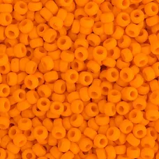 Orange Mandarin Opaque Miyuki 11/0 Seed Beads, 250g, Colour 0405