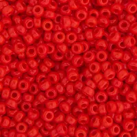 Red Vermillion Opaque Colour -0407, Miyuki 11/0, 22g