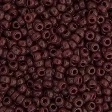 Chocolate Brown Opaque Miyuki 11/0 Seed Beads, 250g, Colour 0409