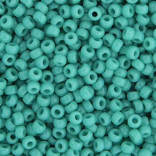 Turquoise Green Opaque Colour -0412, Miyuki 11/0, 22g Turquoise Green Opaque Colour -0412, Miyuki 11/0, 22g