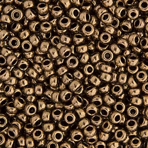 Bronze Opaque Metallic Colour-457, Miyuki 11/0, 22g Bronze Opaque Metallic Colour-457, Miyuki 11/0, 22g