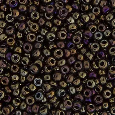 Brown Opaque Iris Colour-458, Miyuki 11/0, 22g