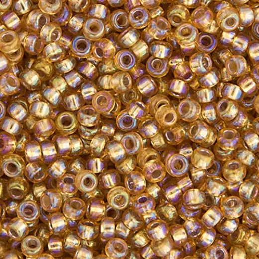 Dark Gold Silver Lined AB Colour-1004, Miyuki 11/0, 22g Dark Gold Silver Lined AB Colour-1004, Miyuki 11/0, 22g